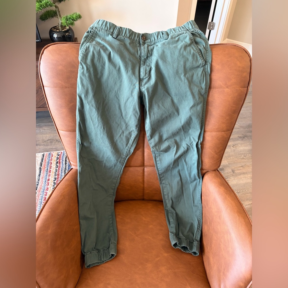 Bearbottom Chino Joggers Green Medium